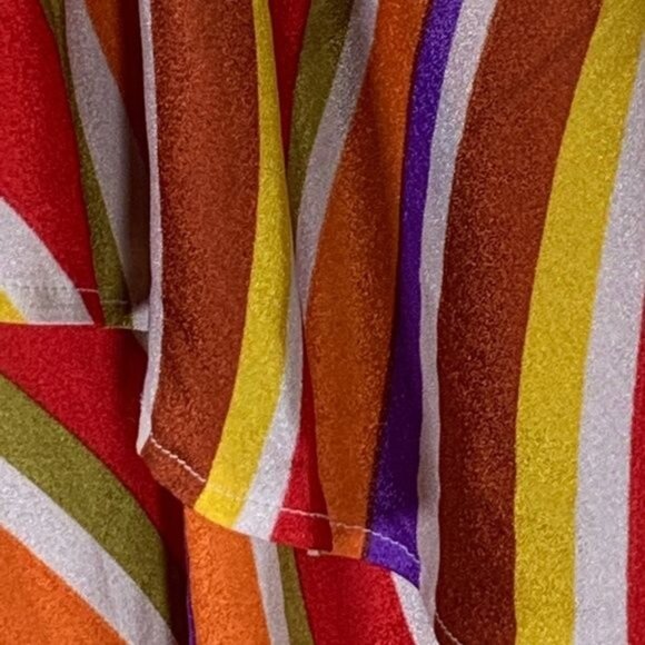 Judith March Dress Womens Small Sundress Mini Orange Red Sleeveless Casual Work - Picture 9 of 12